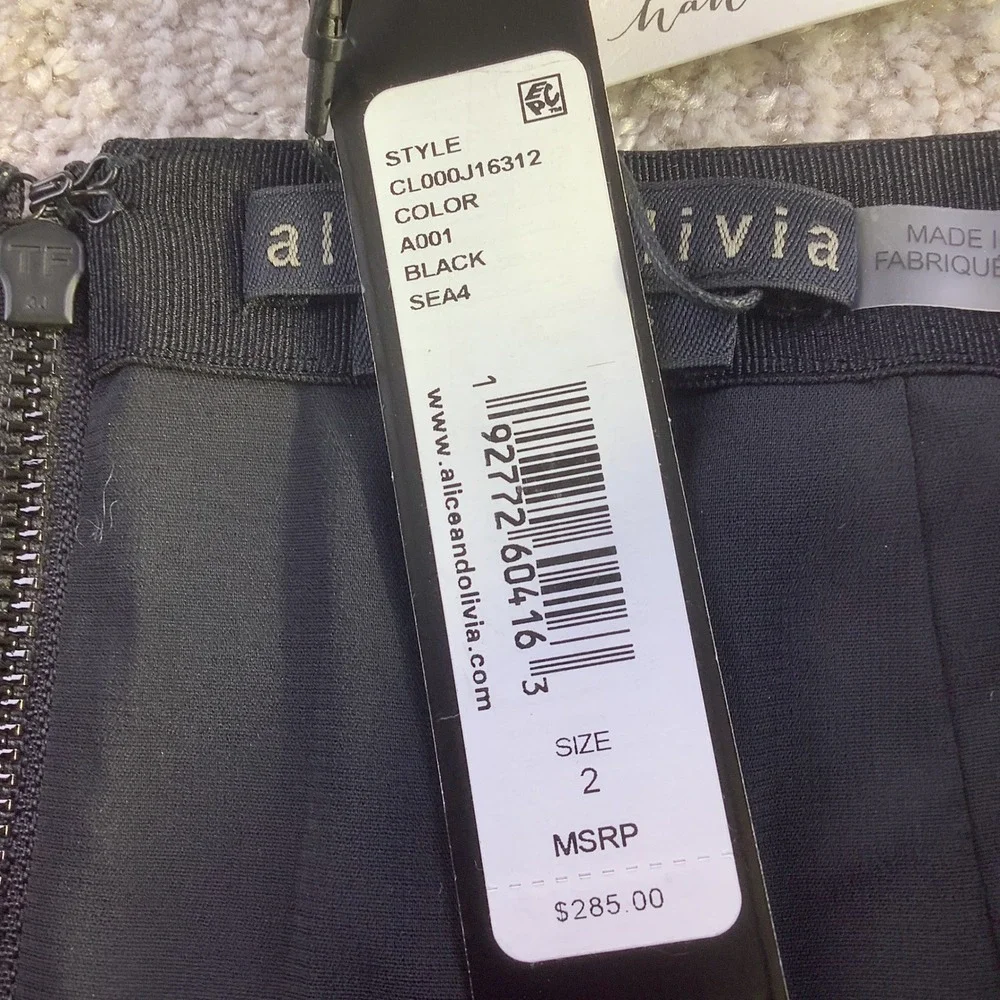 Faux Leather Black Pencil Skirt - Unbranded